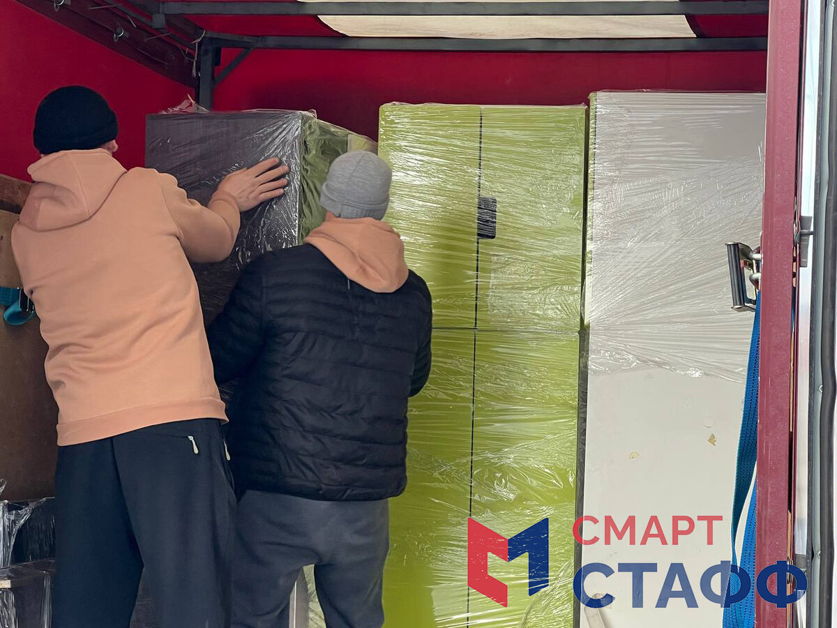 Упакованные шкафы 