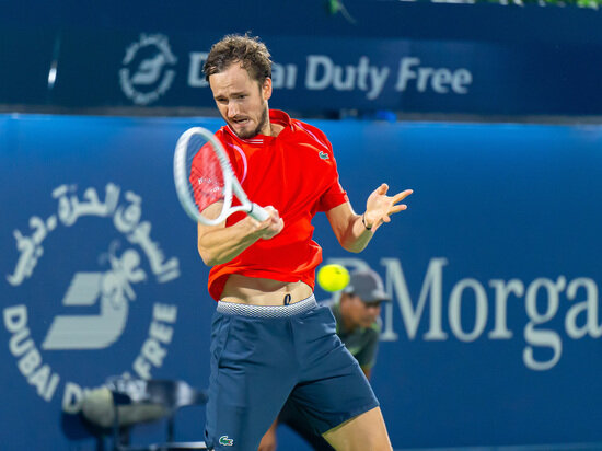     Даниил Медведев. Фото: Abdallah Bruno/Keystone Press Agency/globallookpress.com