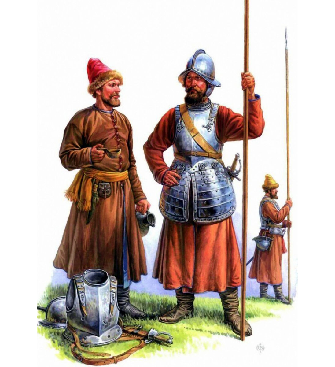Российское войско в 17 веке. Русские пикинеры 17 века.