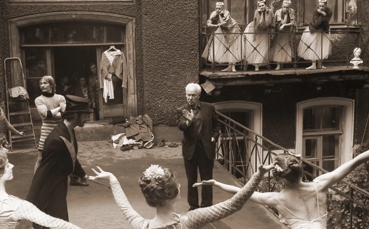 Хореограф Леонид Якобсон за работой. 1970-е гг.