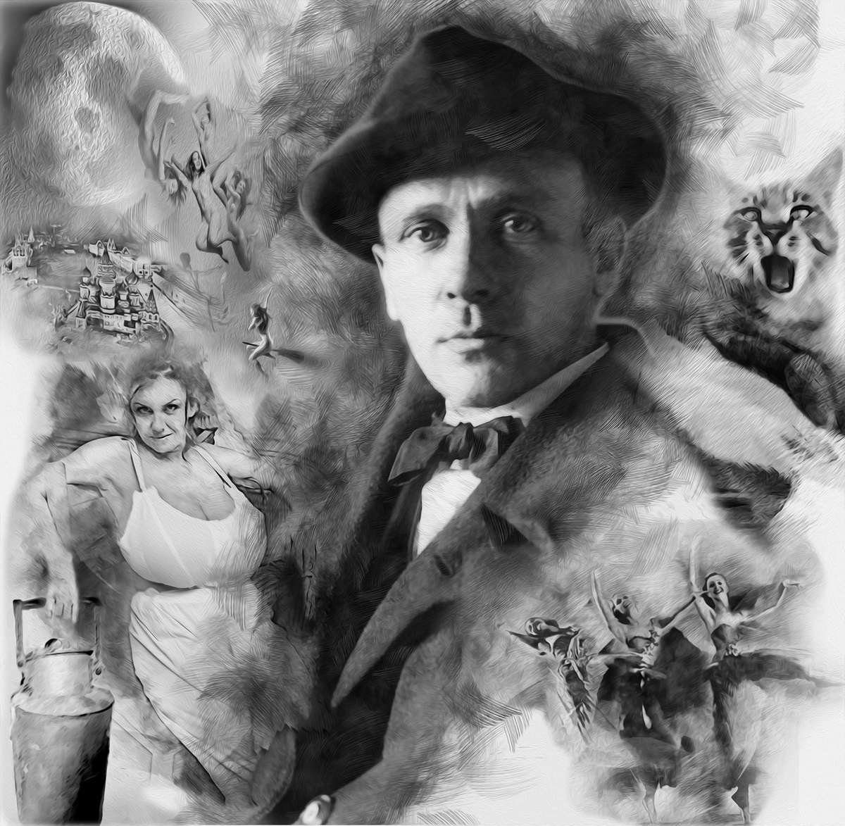 Только и осталось мне, что сделать сегодня ещё один его портрет...