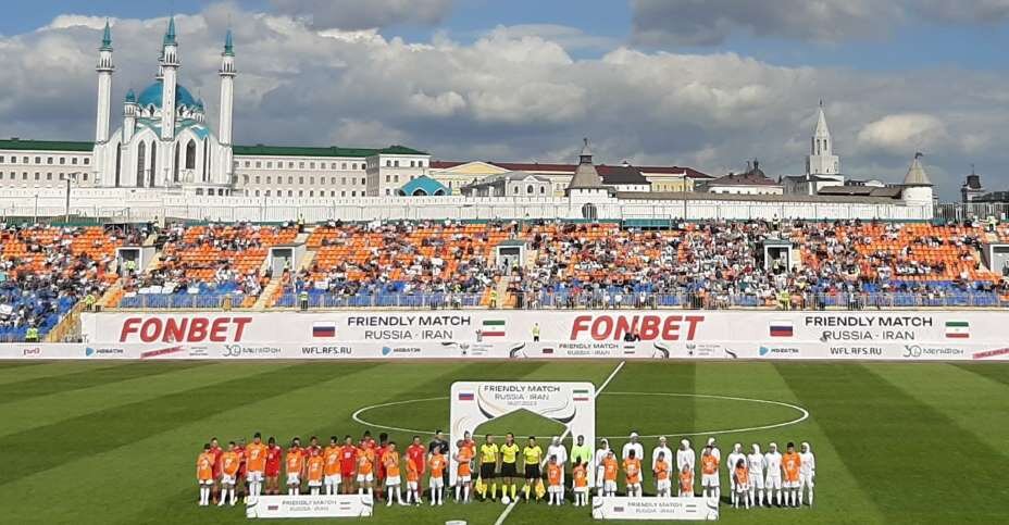    Женские сборные России и Ирана сыграли в Казани. Фото: Денис Вдовин