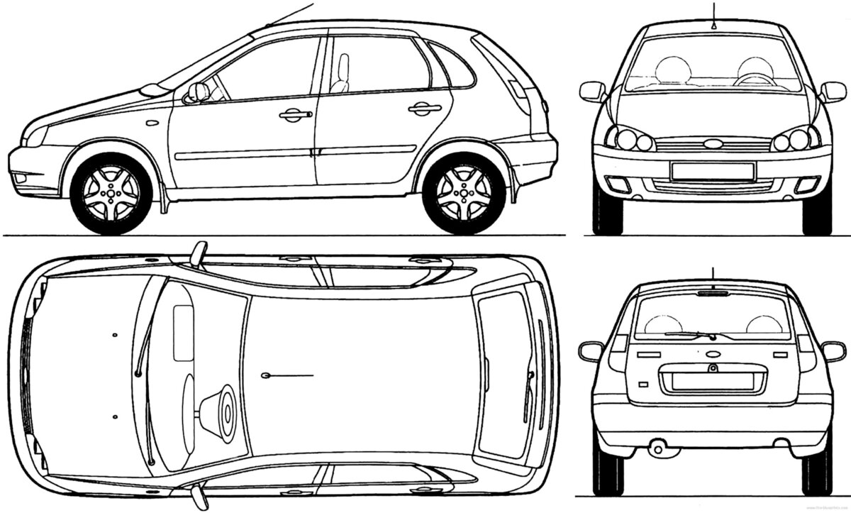 Лада калина универсал схемы