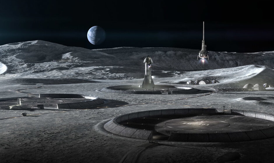 Проект американской лунной базы