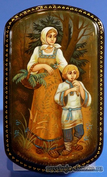 Иллюстрация из яндекс.картинки. Федоскинская шкатулка