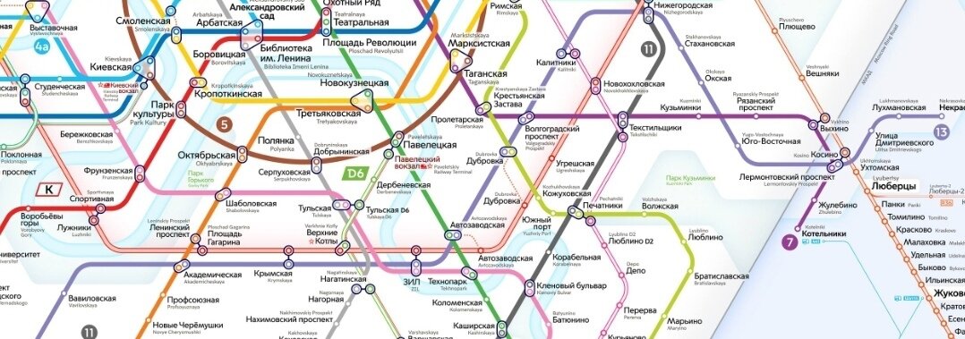 13 ветка, лиловым цветом.