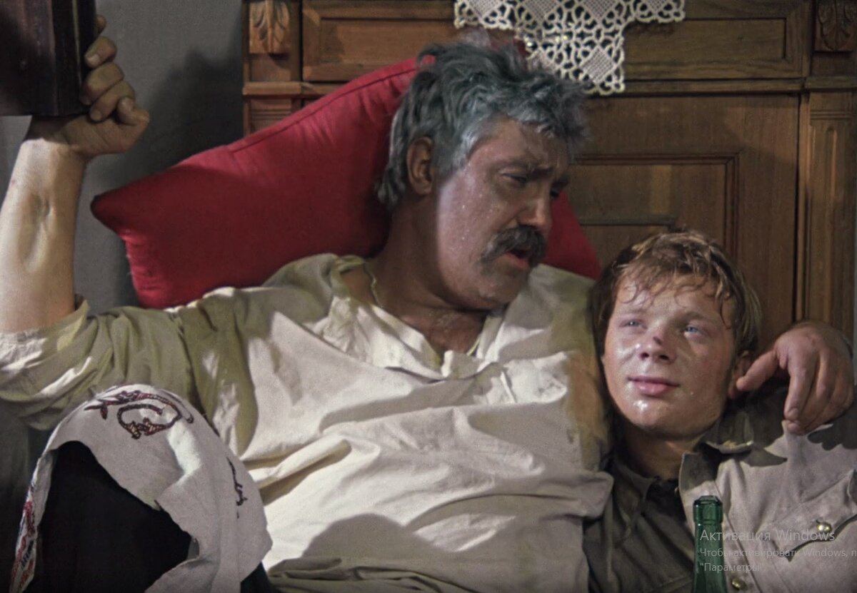 Скриншот автора из фильма "Белое солнце пустыни".