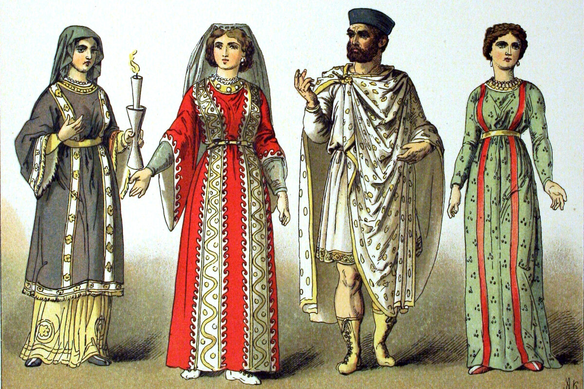 Византийский костюм средневековья