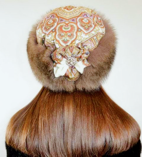 Шапка боярка с вышивкой