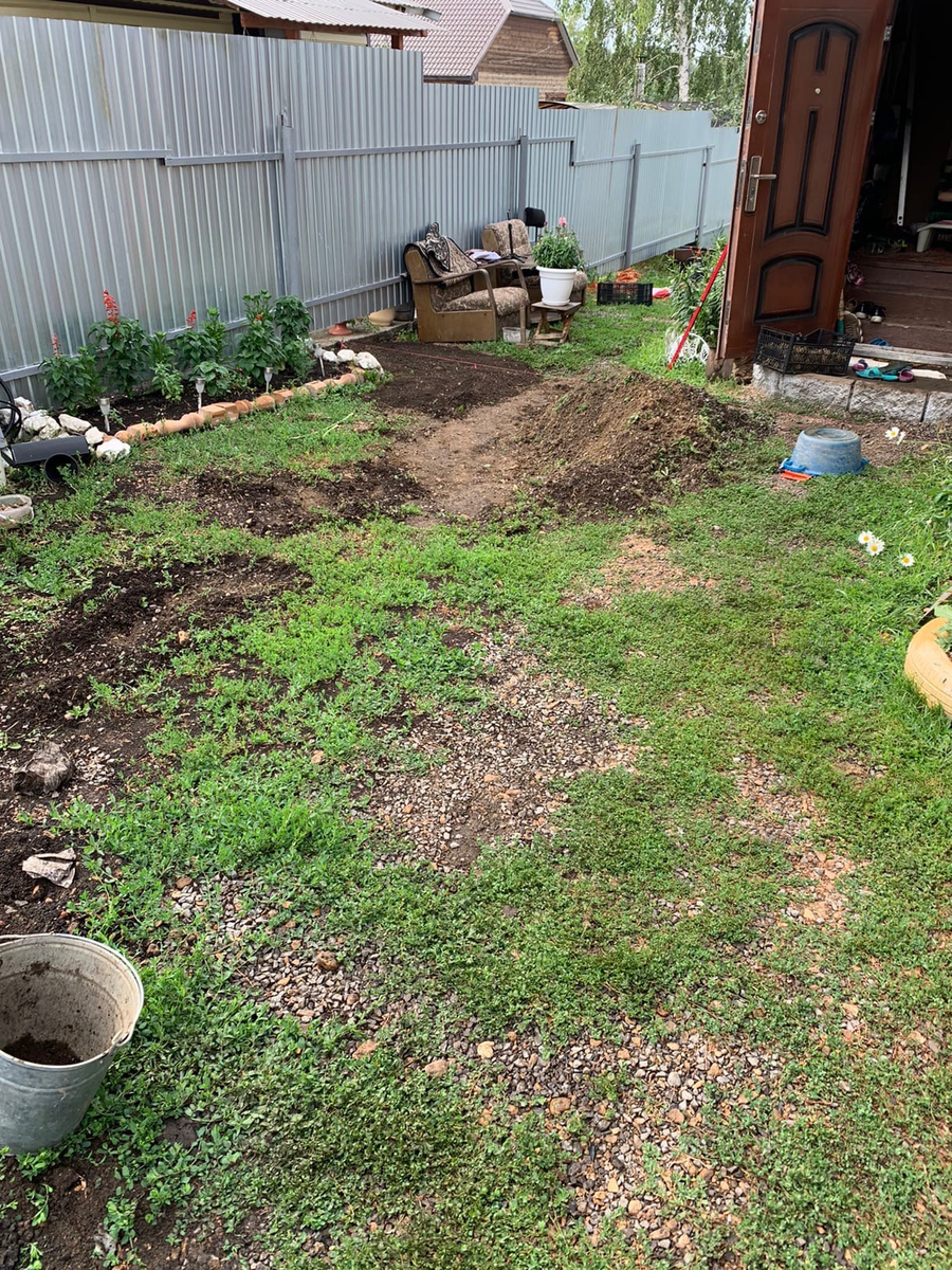 Это  двор До облагораживания. Фото автора 