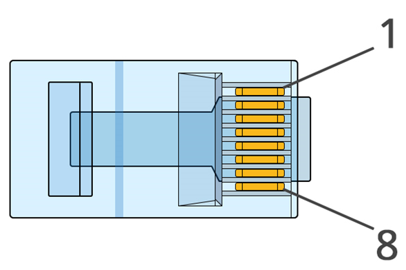 Как правильно обжать коннектор RJ-45 с 4 и 8 жилами
