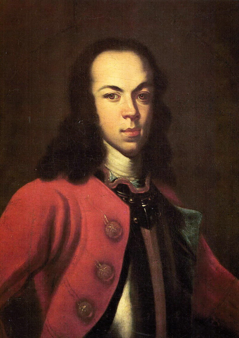 Портрет царевича Алексея Петровича. Художник Иоганн Готфрид Таннауэр.