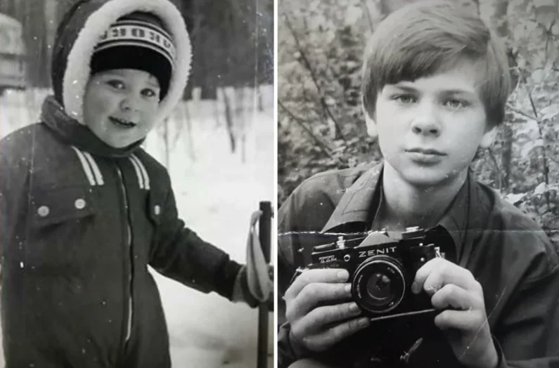 Дмитрий Комаров в молодости