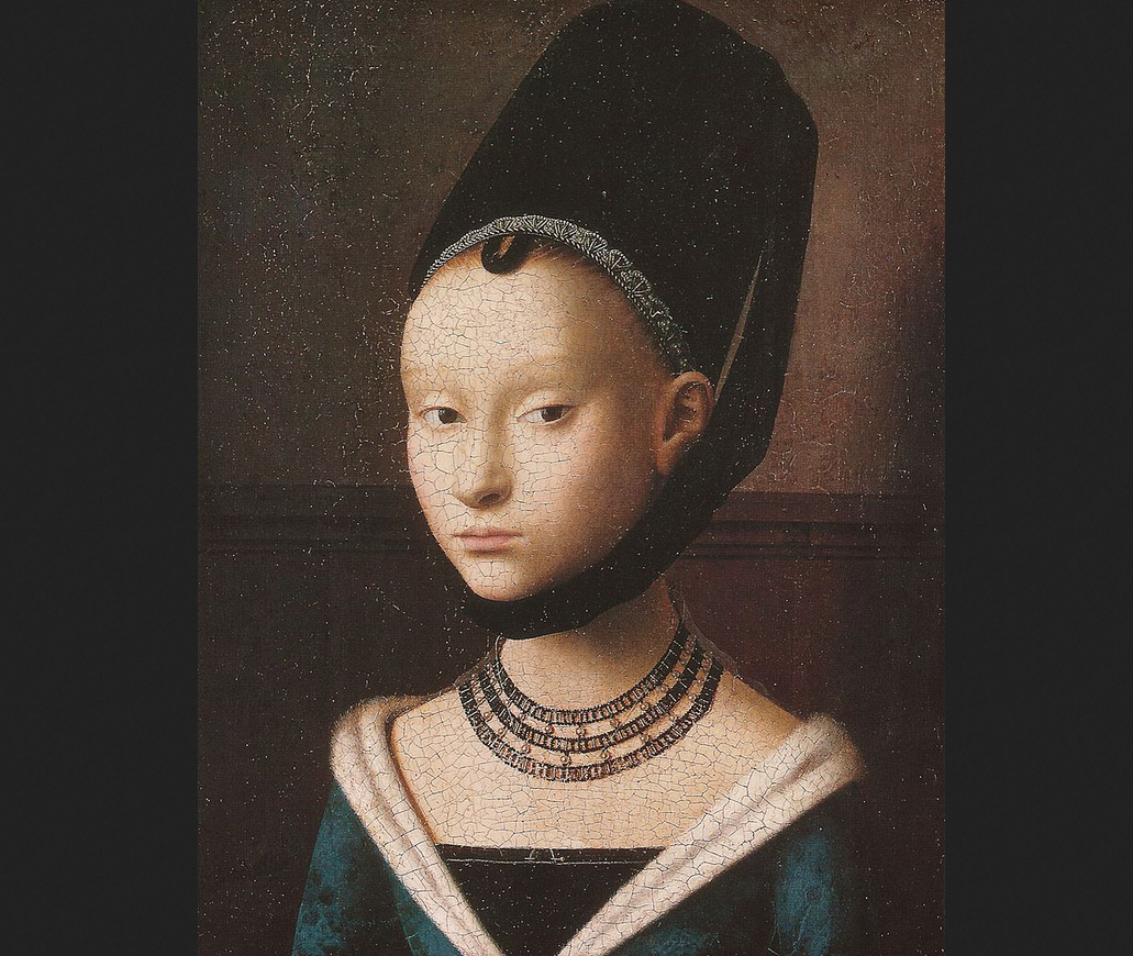 Петрус Кристус. "Портрет девушки", ок.1470, Берлинская картинная галерея