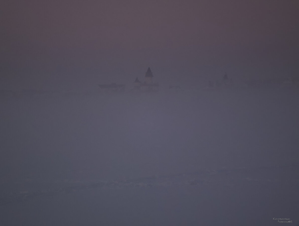 Утро. Мороз. Туман.