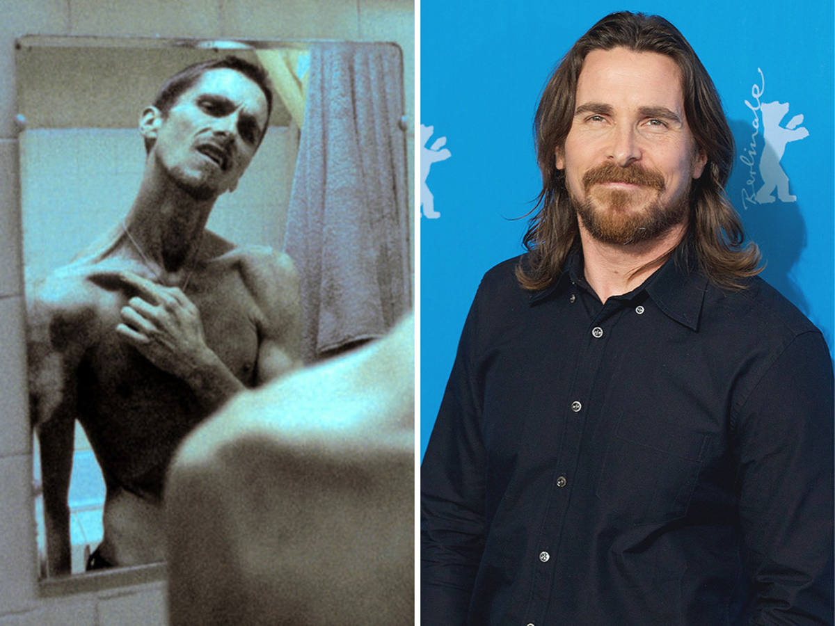 Кристиан Бейл, «Машинист», 2004
Для драмы «Машинист» Бейл сбросил 30 килограммов, доведя себя до истощения. Актер, который весил 55 килограммов, во время съемок питался одним яблоком и банкой консервированного тунца в день. По словам продюсеров картины, актер был готов истощать себя и дальше (при этом о медицинском контроле «диеты» речи не шло), но команда беспокоилась за здоровье Бейла и попросила его остановиться.