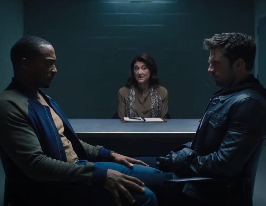 Кадр из сериала "Сокол и Зимний Солдат" (2021 г.) 