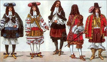 Мужские ренгравы XVII века. Источник Pinterest.