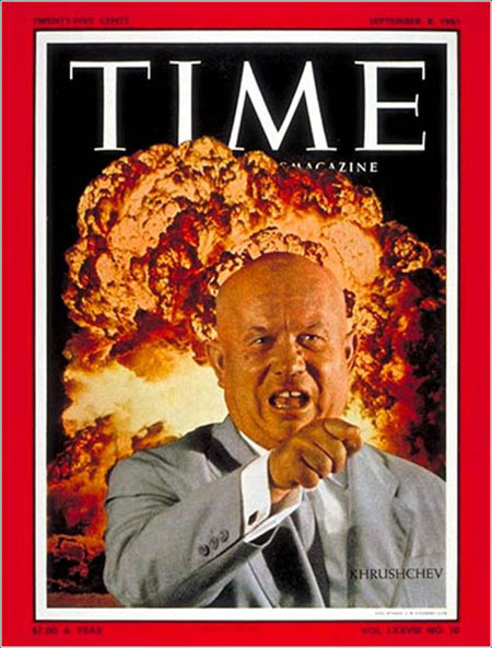 Обложка журнала Time, 1961 г.