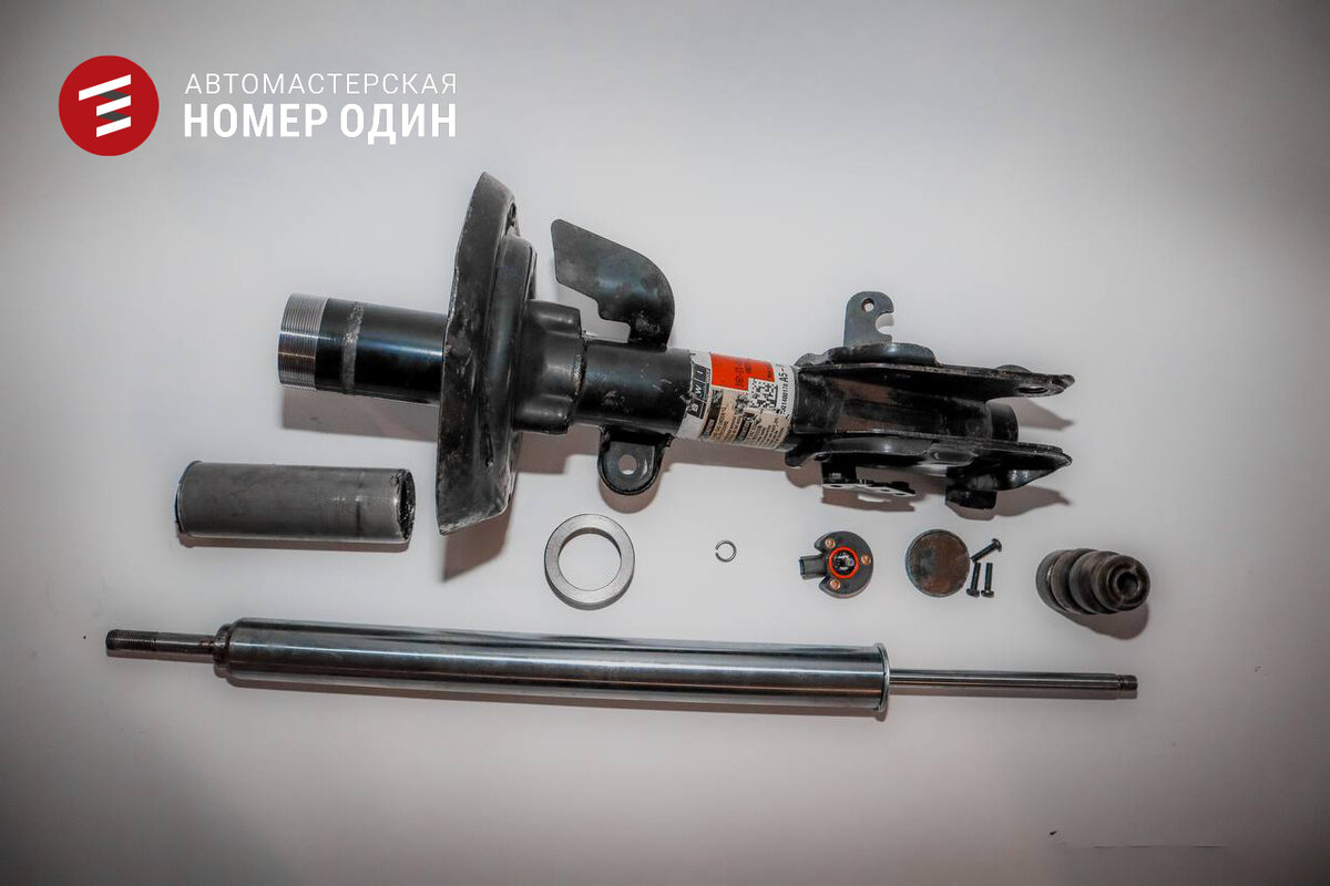 Стойка в разборе