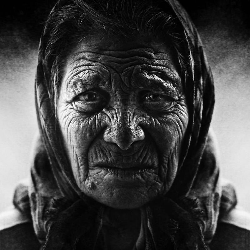 Фото взято из архива портретов бездомных людей, фотографа  Ли Джеффриса