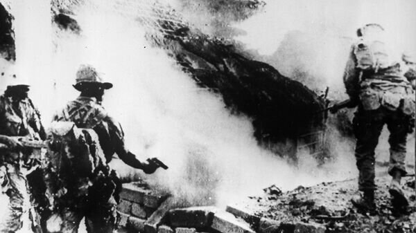    Военное вмешательство США в партизанскую войну во Вьетнаме© РИА Новости / РИА Новости