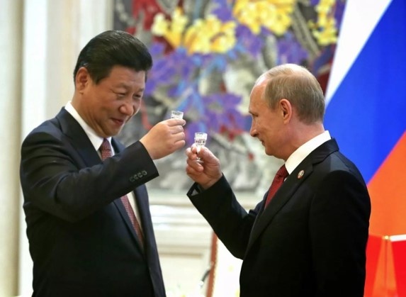 Си Цзиньпин и Владимир Путин. Просто, по-русски. фото Яндекс картинки