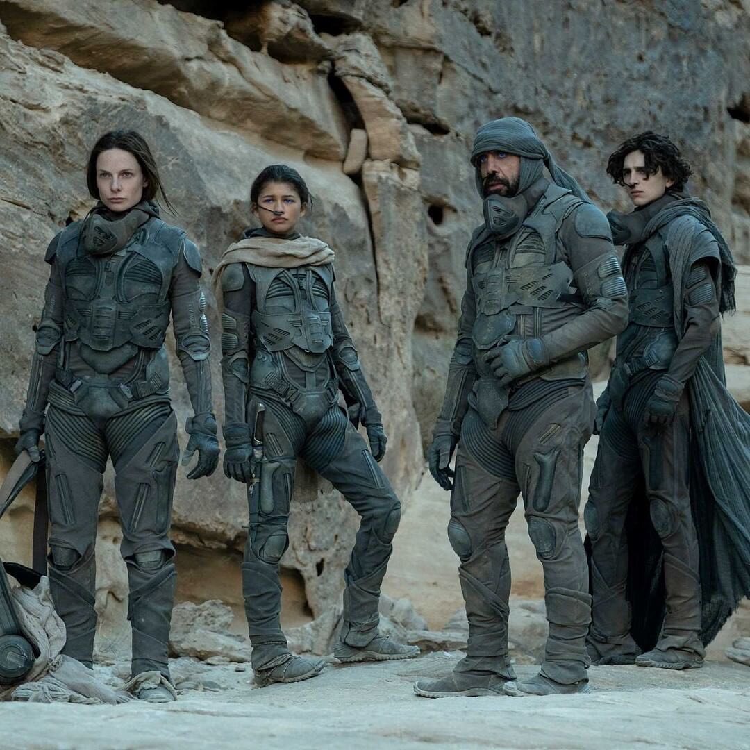 Ребекка Фергюсон, Зендая, Хавьер Бардем, Тимоти Шаламе