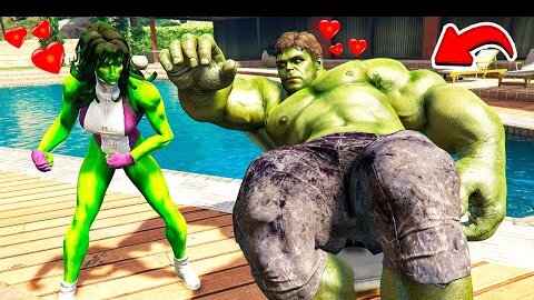 ЖЕНЩИНА ХАЛК ПРОТИВ ХАЛКА в ГТА 5 МОДЫ! HULK ОБЗОР МОДА в GTA 5 ВИДЕО MODS