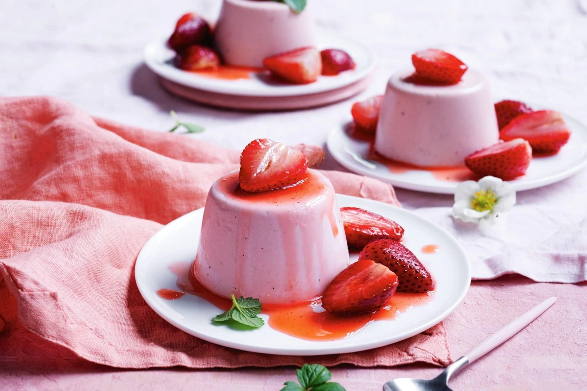 Десерт panna Cotta