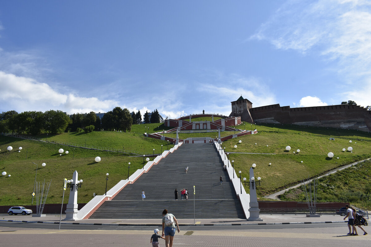 Чкаловская лестница.