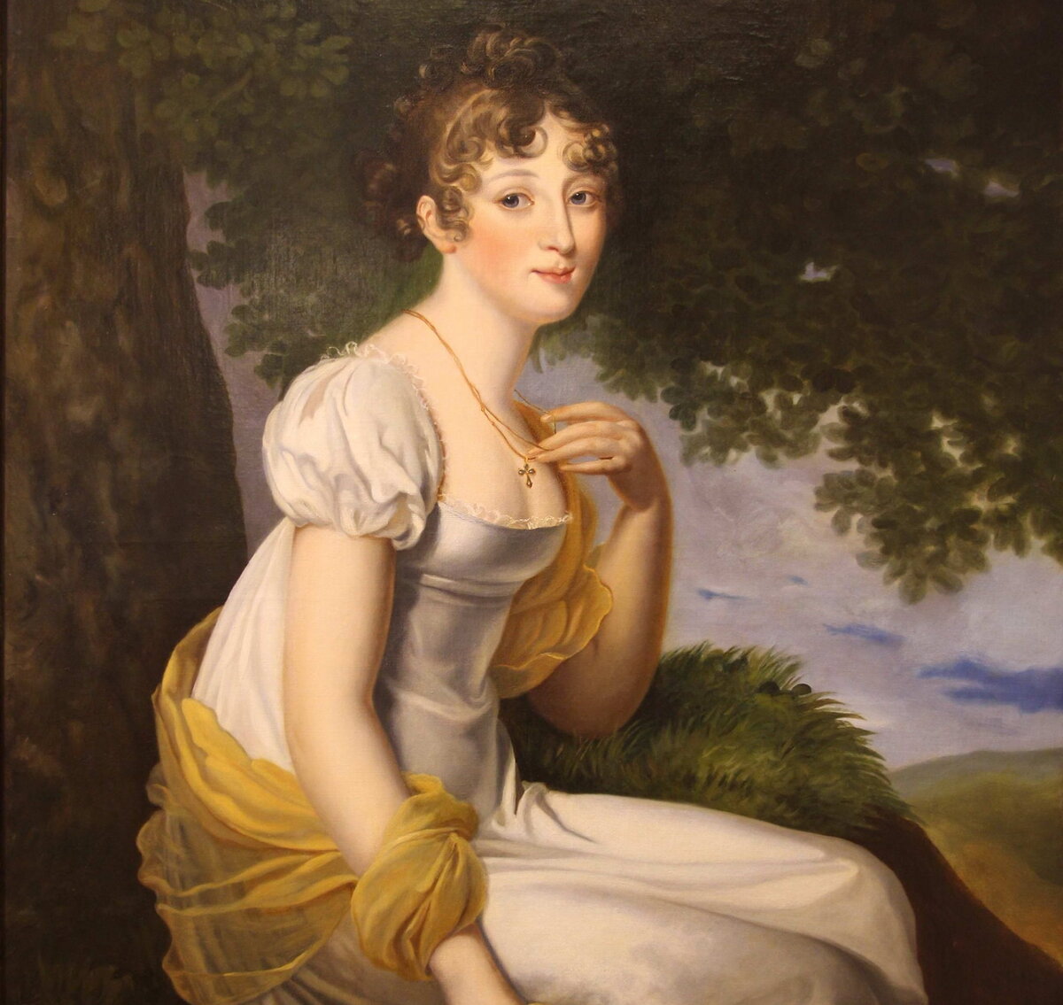 Неизвестный художник «Портрет великой княжны Анны Павловны» / Оригинал хранится в Государственном художественно-архитектурном дворцово-парковом музее-заповеднике «Гатчина»