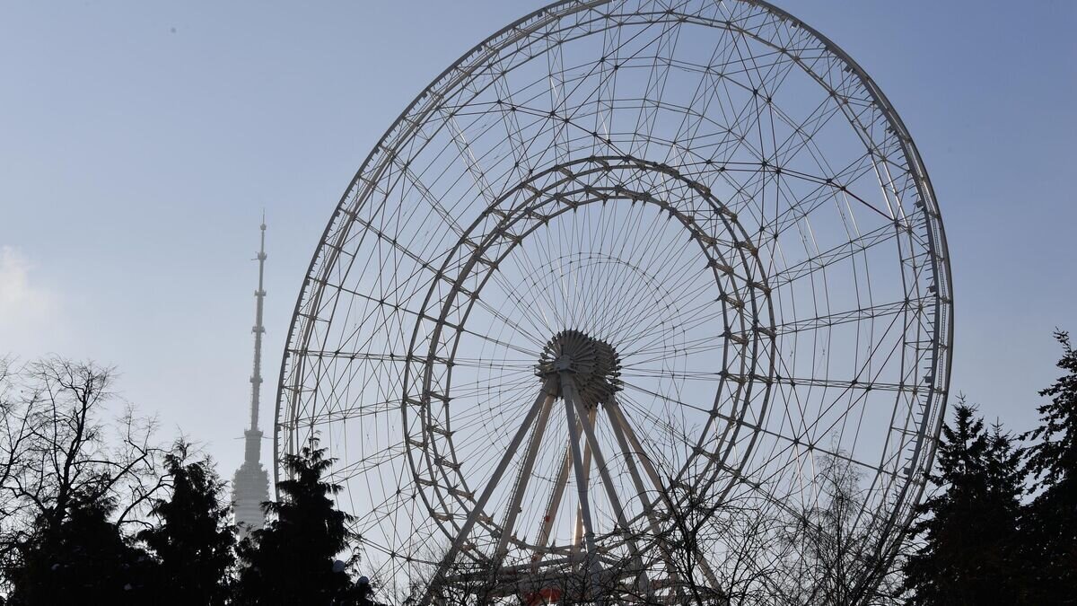    Колесо обозрения "Солнце Москвы" на ВДНХ© РИА Новости / Евгений Биятов