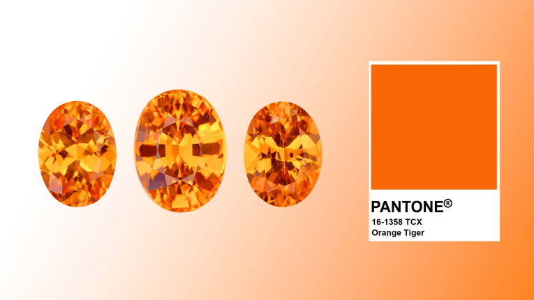 Orange Tiger, PANTONE