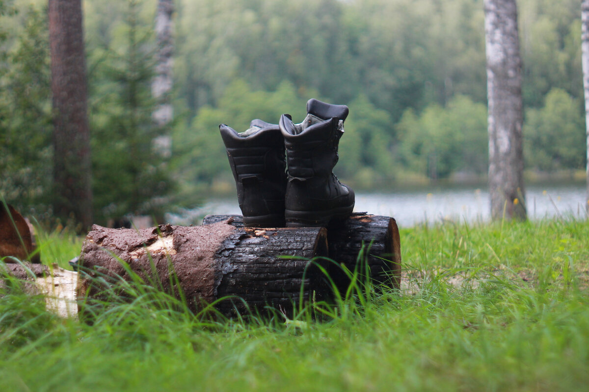 Турист ушел, обувь осталась. Стоянка на Мохани