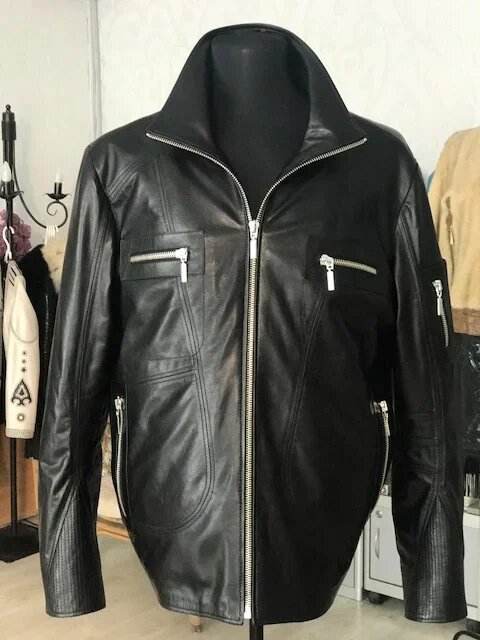 Пошив кожаной мужской куртки. Ателье Ирины Берзиной.