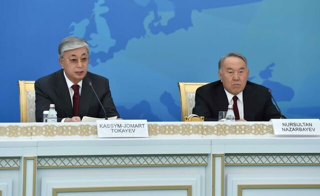    Касым-Жомарт Токаев и Нурсултан Назарбаев Официальный сайт Президента Республики Казахстан