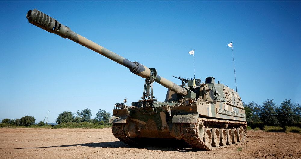 Самоходная гаубица K9 производства Hanwha Defense (Hanwha Defense)
