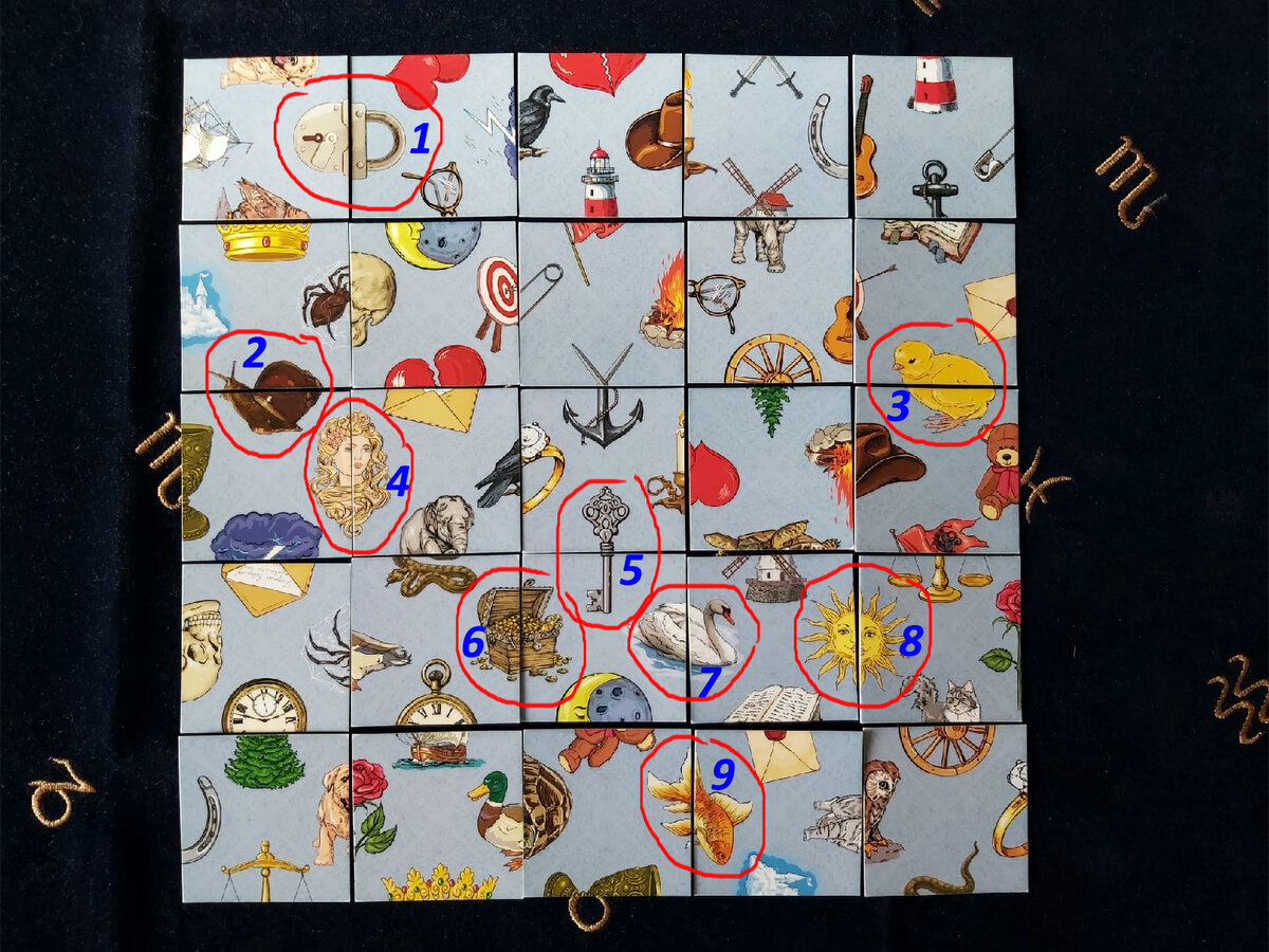 Ищите красный кружочек и синюю цифру