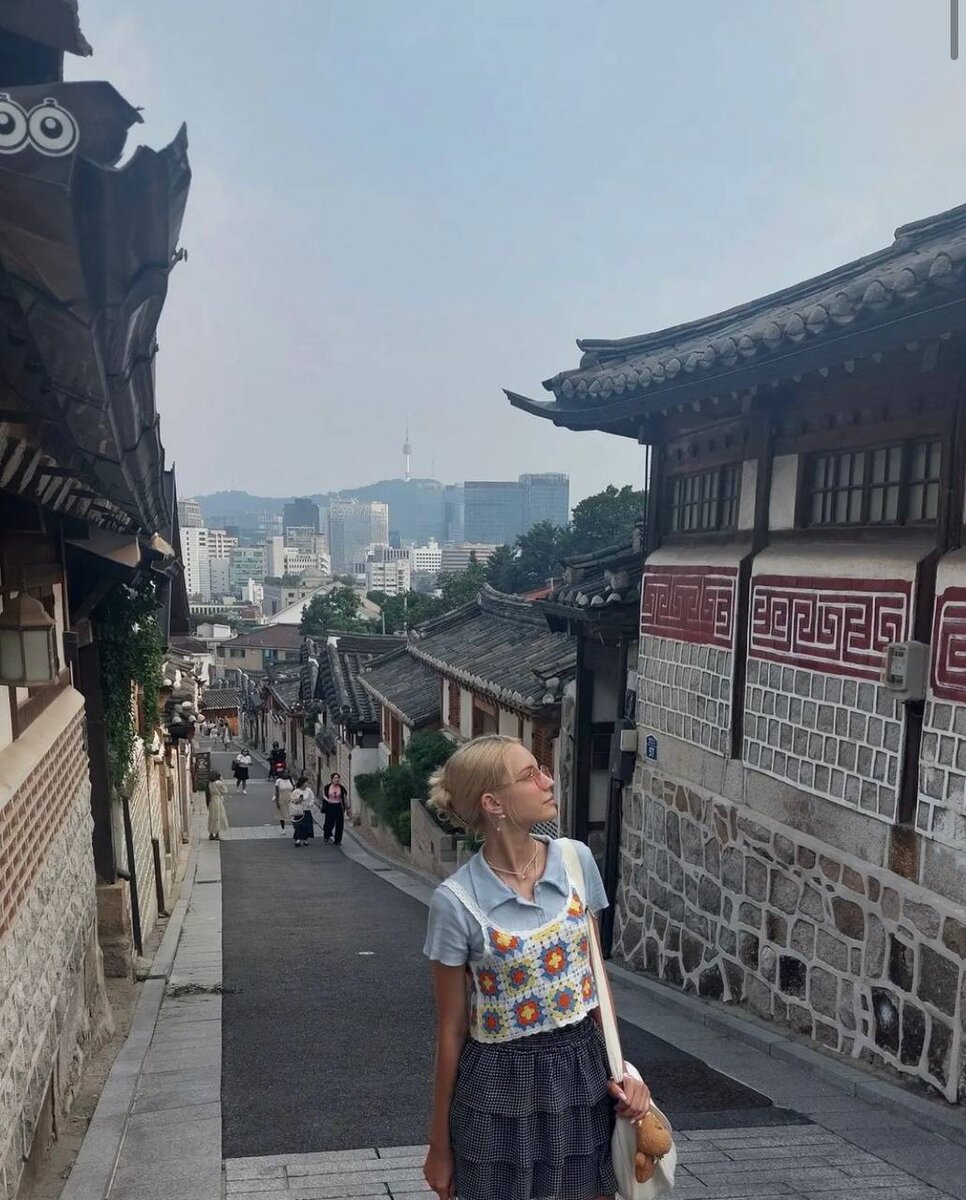 Деревня Букчхон Ханок маыль в центре Сеула 