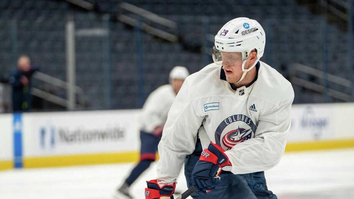    Форвард "Коламбус Блю Джекетс" Патрик Лайне© пресс-служба клуба "Коламбус Блю Джекетс"