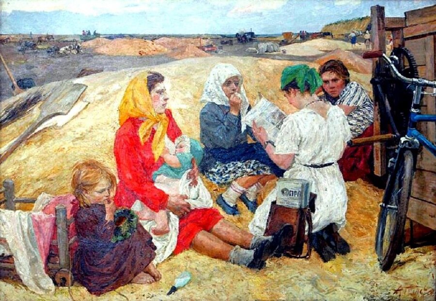 О чем картины художника пластова