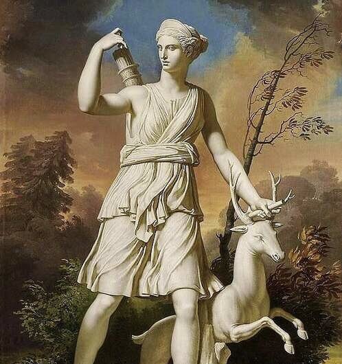 Богиня Артемида. Яндекс фото.