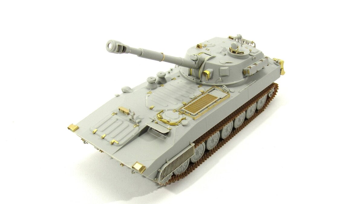Набор фототравления на САУ "Гвоздика" от Trumpeter. Масштаб 1:35. 