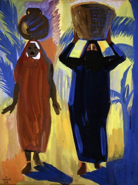 Мартирос Сарьян "Египетские женщины", 1912. Русский музей, Петербург.