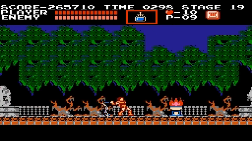 Скриншот из игры Castlevania