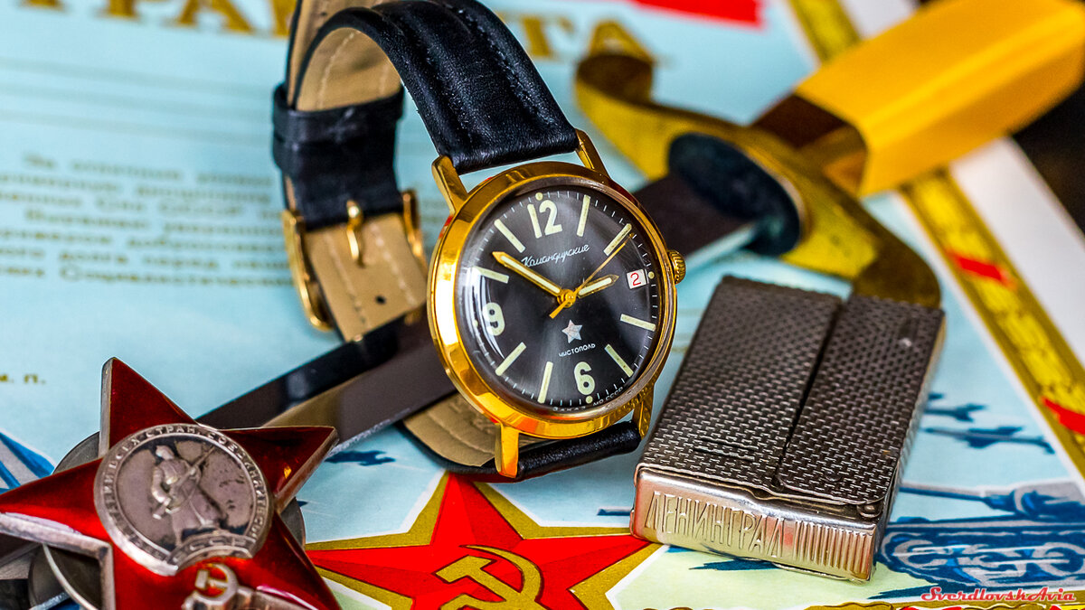 Оригинальные Командирские часы выглядели примерно так