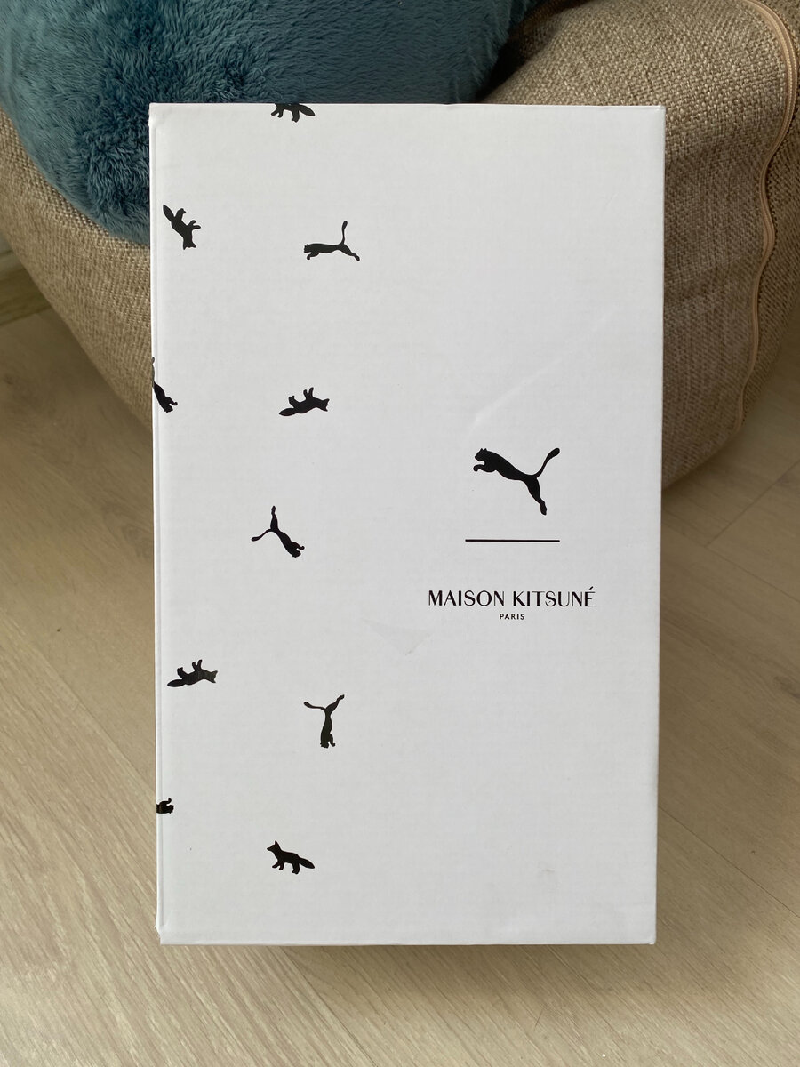 Оригинальная коробка PUMA x MAISON KITSUNÉ Ralph Sampson 70 Trainers 