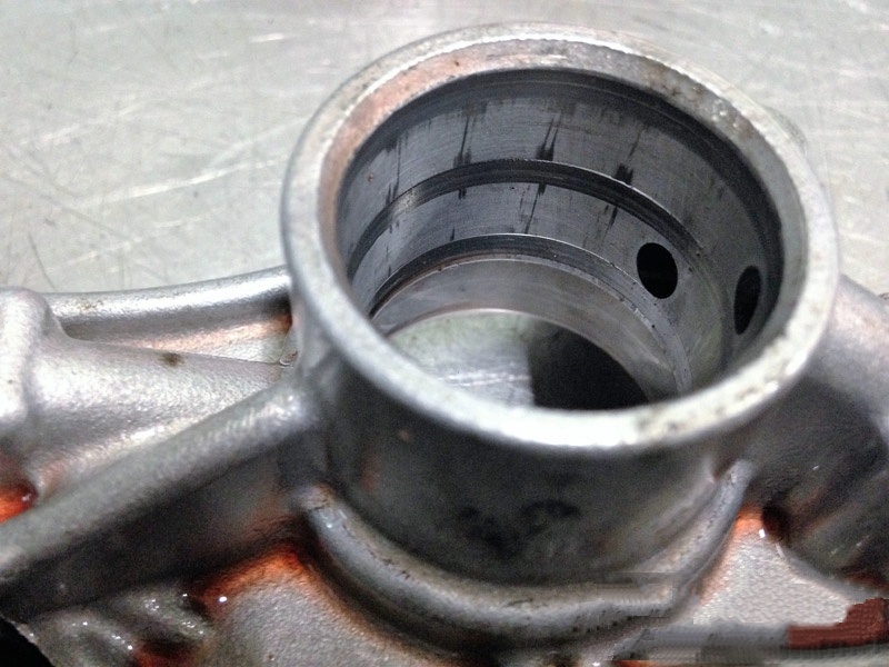 Изношенный корпус регулятора давления