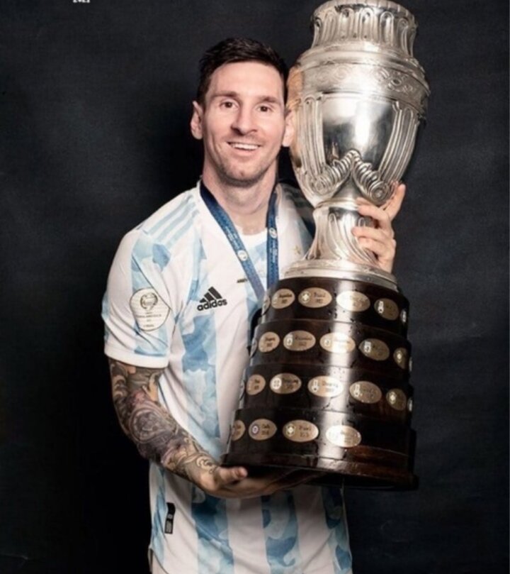 Месси с Кубком Америки